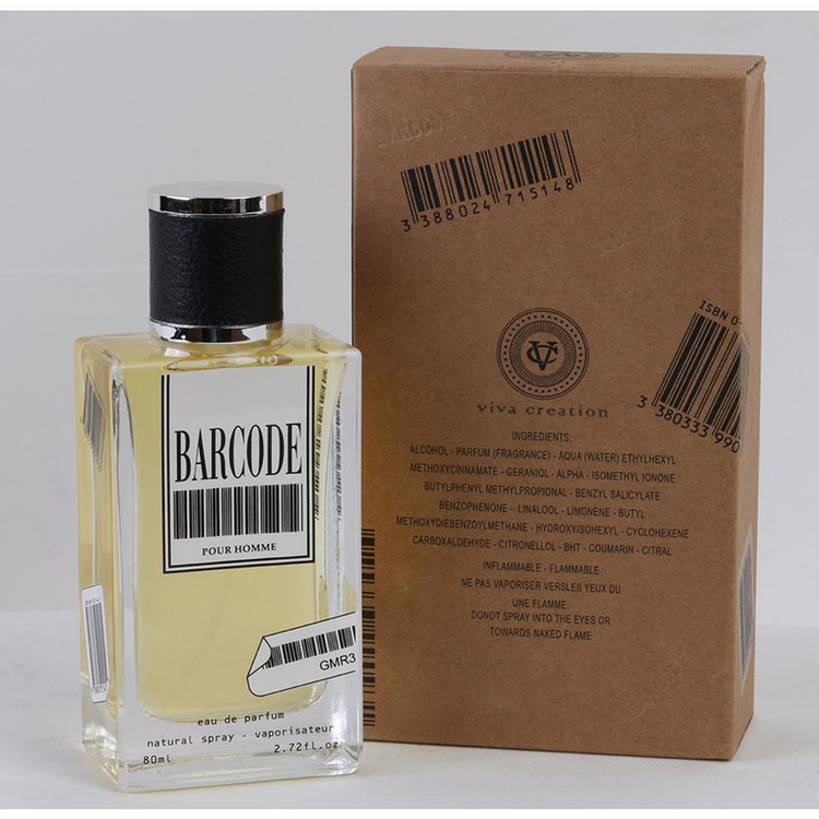 ادو پرفیوم مردانه ویوا کریشن مدل barcode حجم 80 میلی لیتر