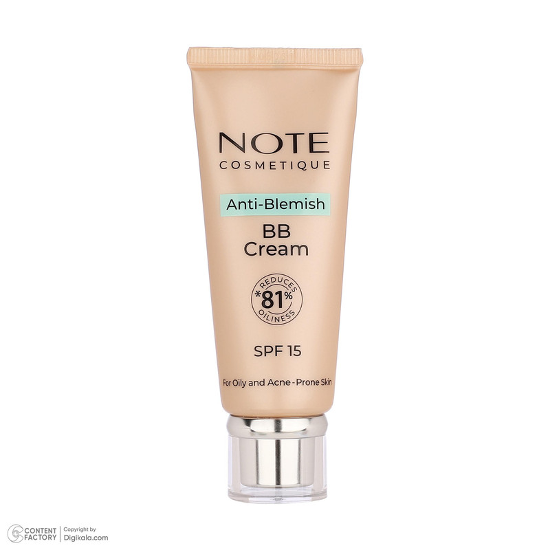 کرم پودر BB مایع spf 15 نوت مدل A-B شماره 02 مناسب برای پوست چرب حجم 30 میلیلیتر