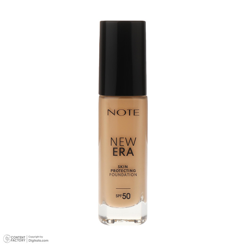 کرم پودر مایع SPF 50 نوت مدل NEW ERA شماره 150 مناسب برای انواع پوست حجم 30 میلیلیتر