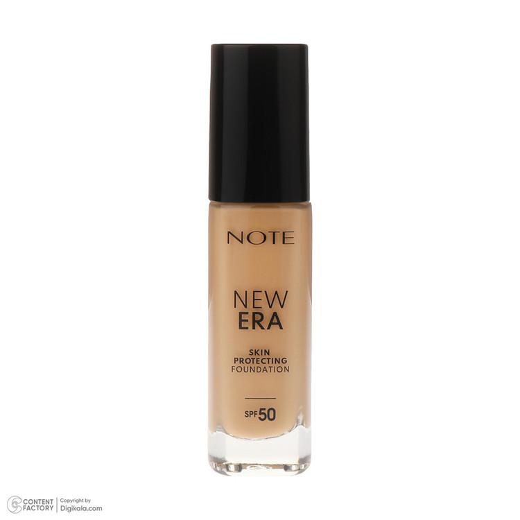 کرم پودر مایع SPF 50 نوت مدل NEW ERA شماره 150 مناسب برای انواع پوست حجم 30 میلیلیتر