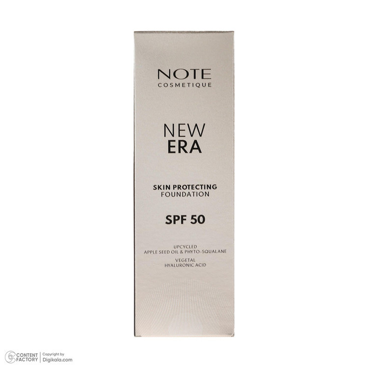 کرم پودر مایع SPF 50 نوت مدل NEW ERA شماره 160 مناسب برای انواع پوست حجم 30 میلیلیتر