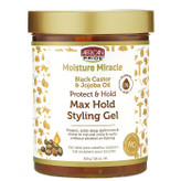 ژل حالتدهنده مو آفریکن پراید مدل Black Castor & Jojoba Oil حجم 510 میلیلیتر