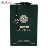 ادو پرفیوم مردانه فراگرنس ورد مدل GREEN SAPPHIRE حجم 100 میلی لیتر