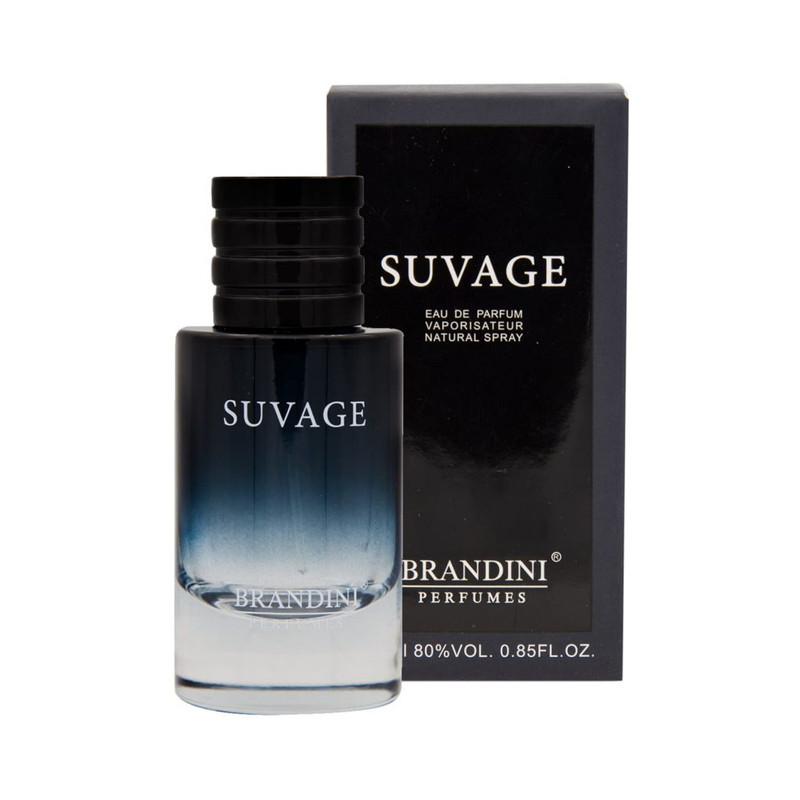 عطر جیبی مردانه برندینی مدل sauvage حجم 33 میلیلیتر