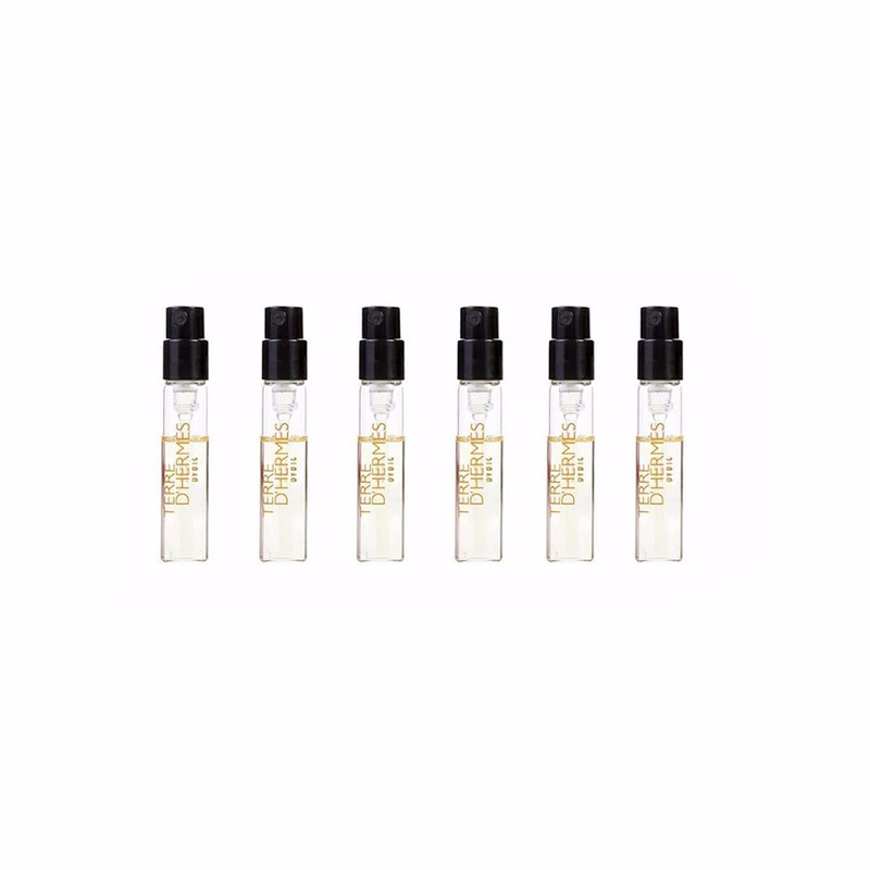 عطر جیبی مردانه هرمس مدل پرفیوم Terre D Hermesحجم 1.5 میلی لیتر مجموعه 6 عددی