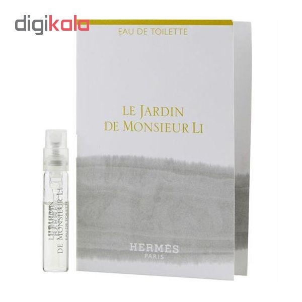 عطر جیبی هرمس مدل Le Jardin De Monsieur Li حجم 2 میلی لیتر بسته 10 عددی