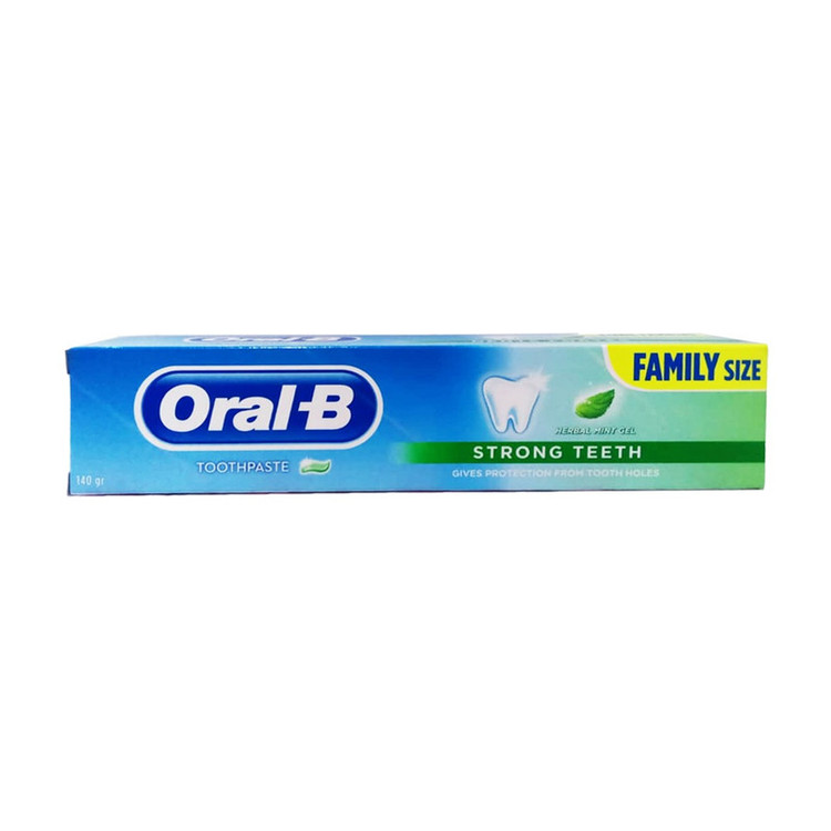 خمیردندان اورال-بی مدل STRONG TEETH MINT وزن 140 گرم