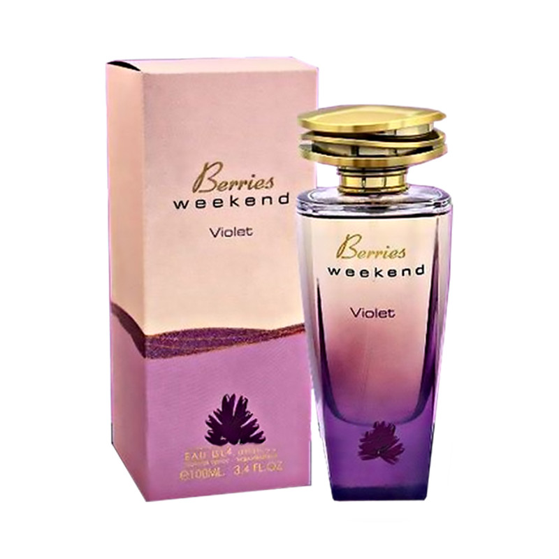 ادوپرفیوم زنانه فراگرنس ورد مدل Weekend Violet با رایحه معتدل حجم 100 میلی‌لیتر