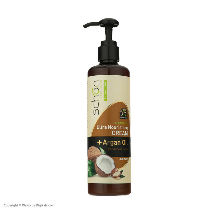 کرم مرطوبکننده شون مدل Coconut حجم 300 میلیلیتر
