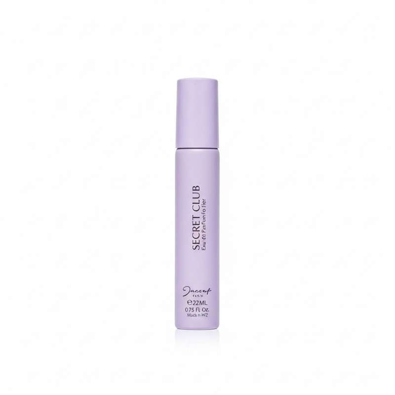 عطر جیبی زنانه ژک ساف مدل Secret Club با رایحه معتدل و شیرین حجم 22 میلی‌لیتر