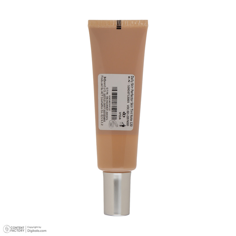 کرم پودر مایع SPF50 نوت مدل Skin Perfector شماره 120 مناسب انواع پوست حجم 30 میلیلیتر
