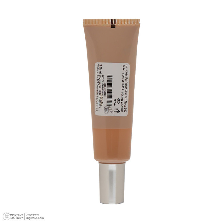 کرم پودر مایع SPF50 نوت مدل Skin Perfector شماره 140 مناسب انواع پوست حجم 30 میلیلیتر