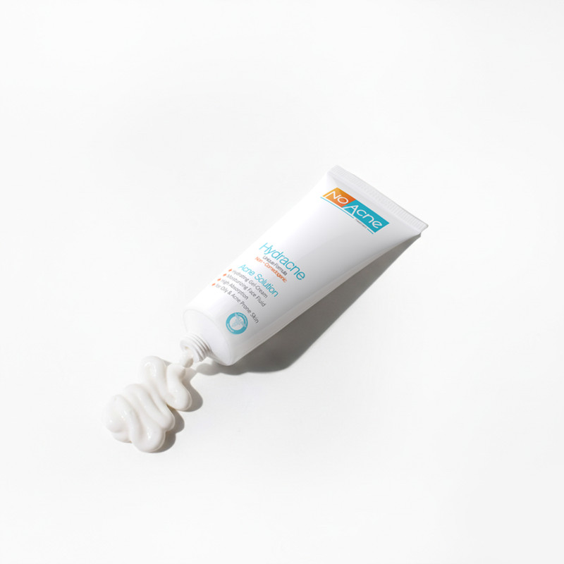 ژل کرم آبرسان صورت نو آکنه مدل Hydracne مناسب پوست های چرب حجم 40 میلی لیتر