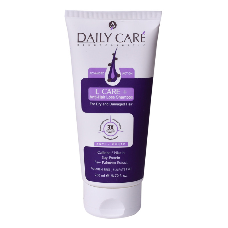 شامپو ضد ریزش مو دیلی کر مدل l care plus حجم 200 میلی لیتر