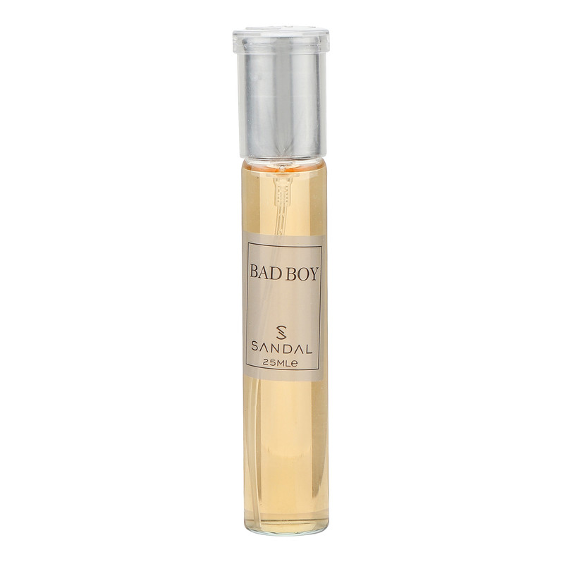 عطر جیبی مردانه صندل مدل Bad boy با رایحه خنک حجم 25 میلی‌لیتر