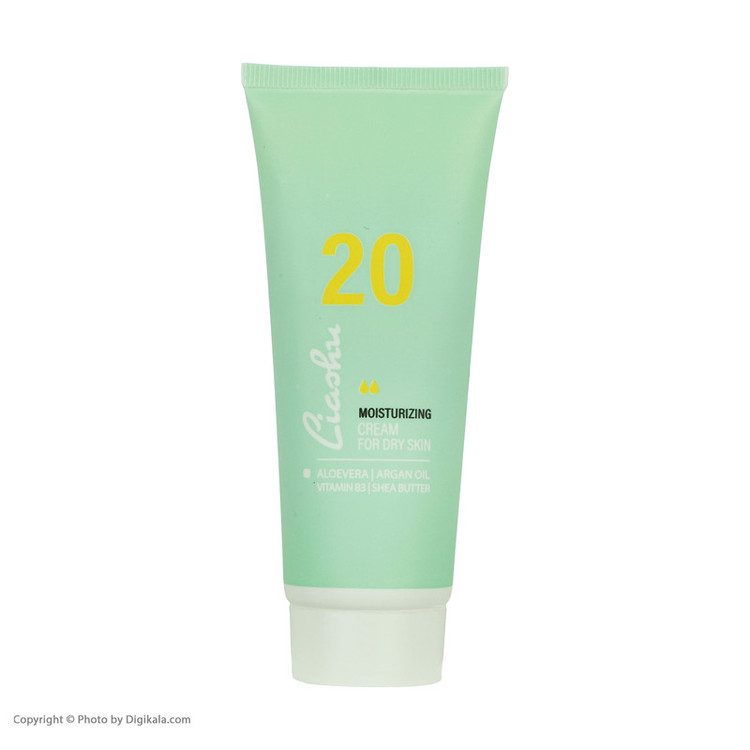 کرم مرطوب کننده لیاشو مدل Aloevera حجم 75 میلی لیتر