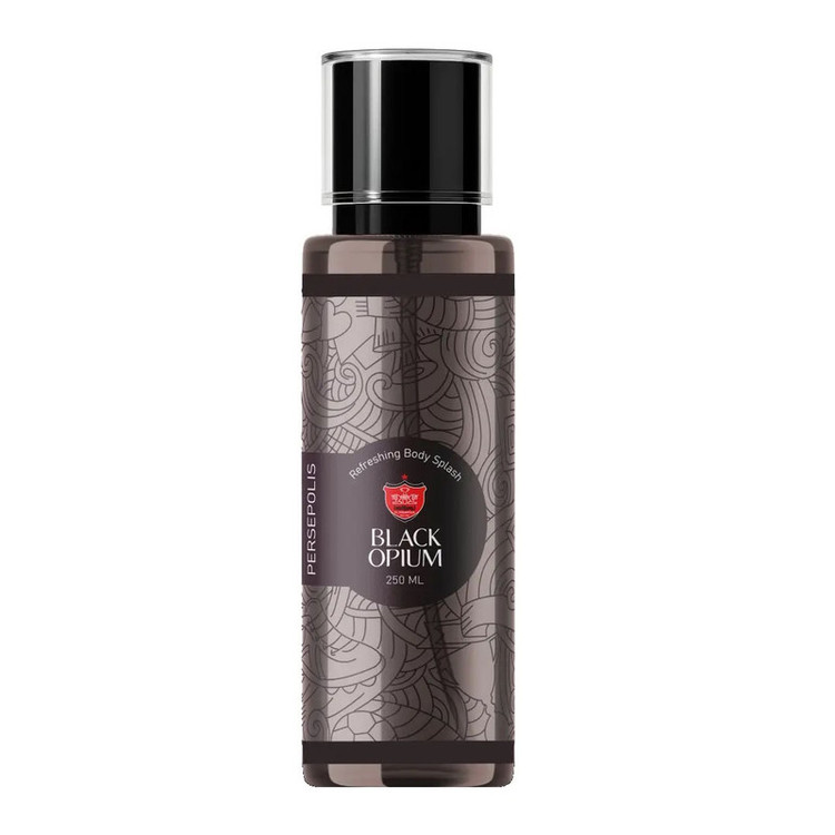 بادی اسپلش مردانه پرسپولیس مدل BLACK OPIUM حجم 250 میلیلیتر