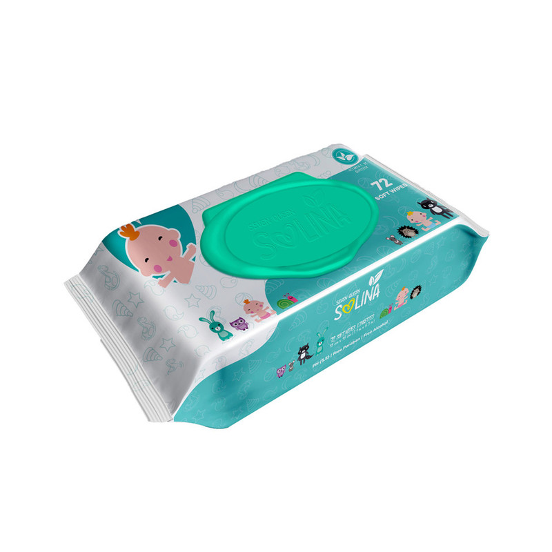 دستمال مرطوب کودک سون کویین مدل 01 بسته 72 عددی