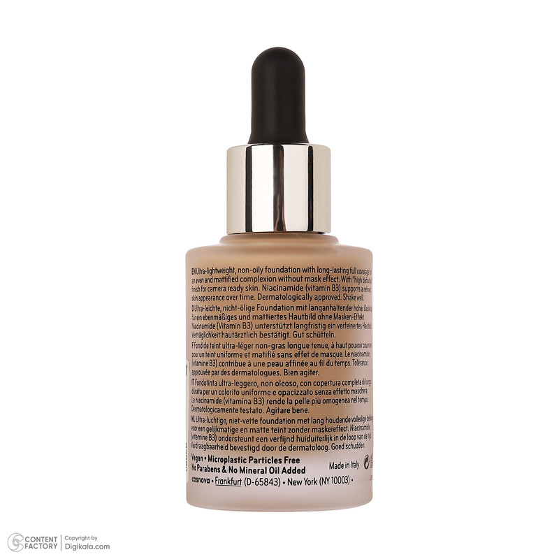 کرم پودر کاتریس مدل Liquid Coverage حجم 10 میلی لیتر