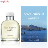 ادو تویلت مردانه دولچه اند گابانا مدل Light Blue Discover Vulcano حجم 125ml