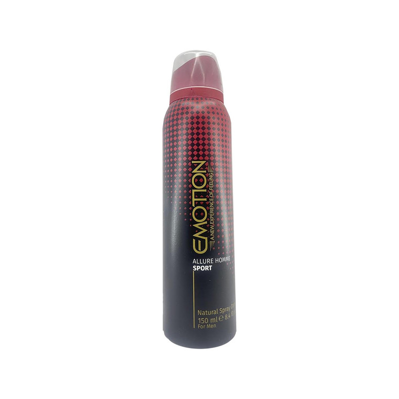 اسپری خوشبو کننده بدن مردانه ایموشن مدل ALLURE HOMME SPORT حجم 150 میلی لیتر