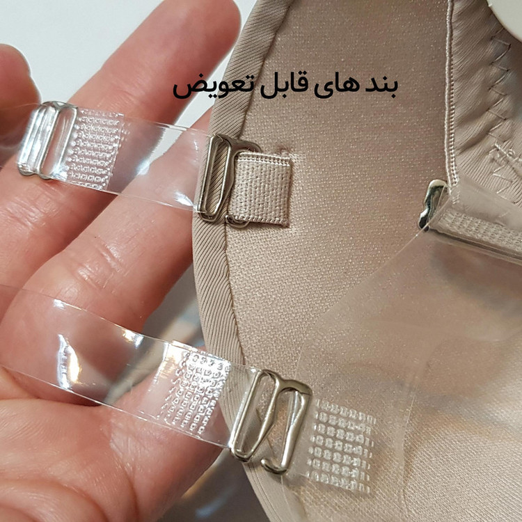 سوتین فنردار زنانه هانا مدل بند نامرئی کد 5266-94388