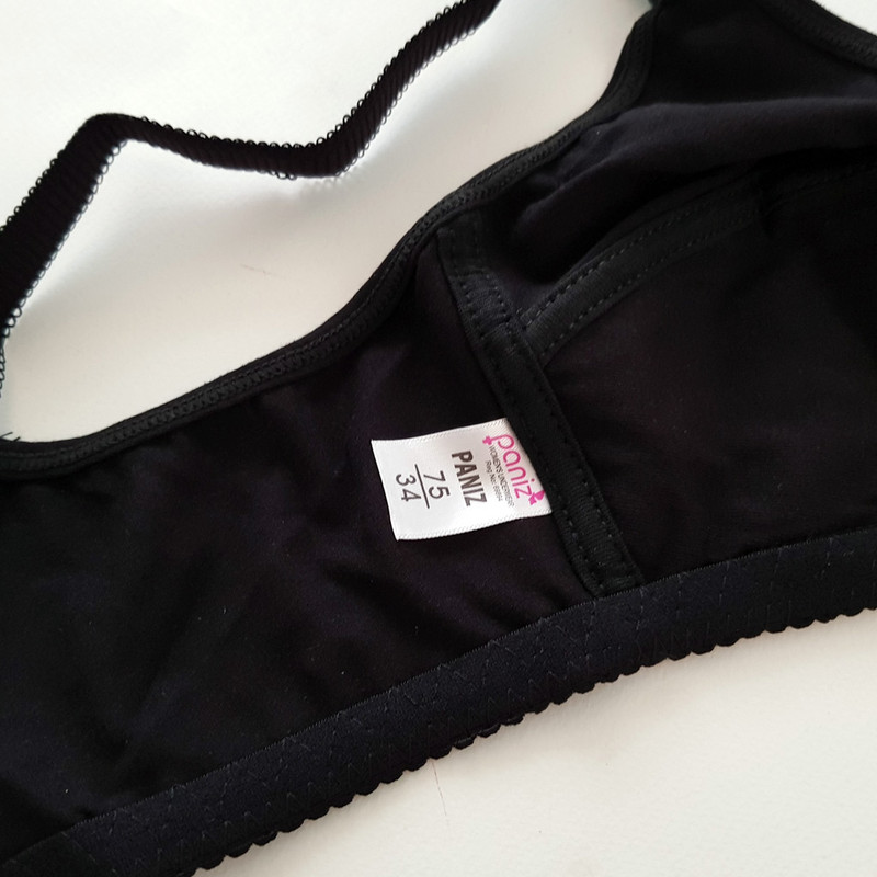 سوتین ساده با بند ساده زنانه پانیذ مدل بدون فنر کد 66334