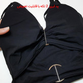 نیم تنه زنانه ماییلدا مدل سگگ دار جلو باز بدون فنر کد 4780-449
