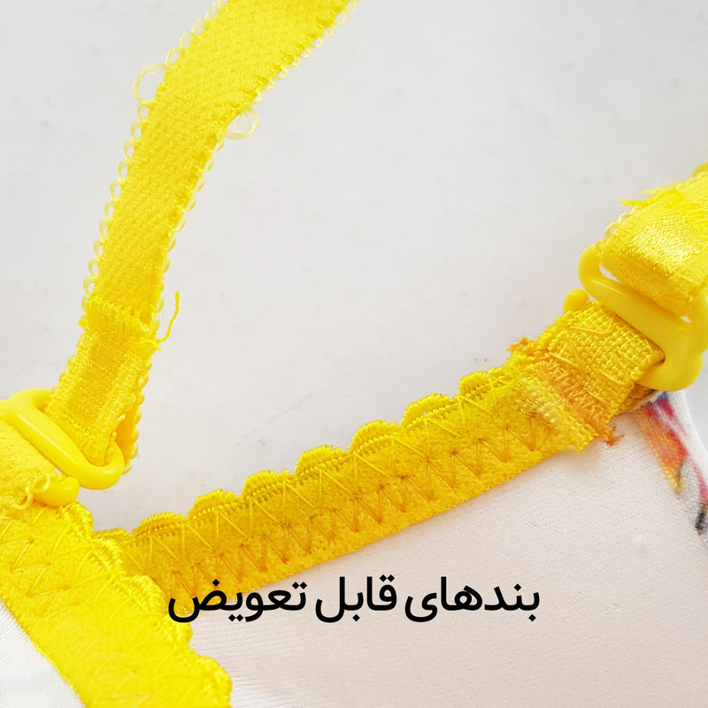 ست شورت و سوتین زنانه لنا ژنکن مدل پوش آپ فنردار کاپ اسفنجی بند متحرک کد 4689-12