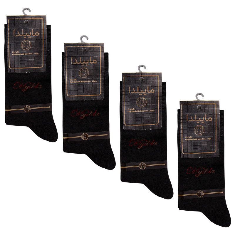 جوراب مردانه ماییلدا مدل 3629-92 بسته 4 عددی