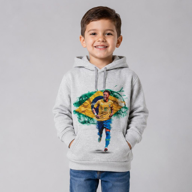 هودی پسرانه طرح نیمار کد W313