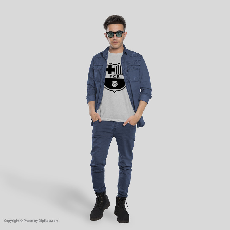 تی شرت مردانه طرح بارسلونا کد S69