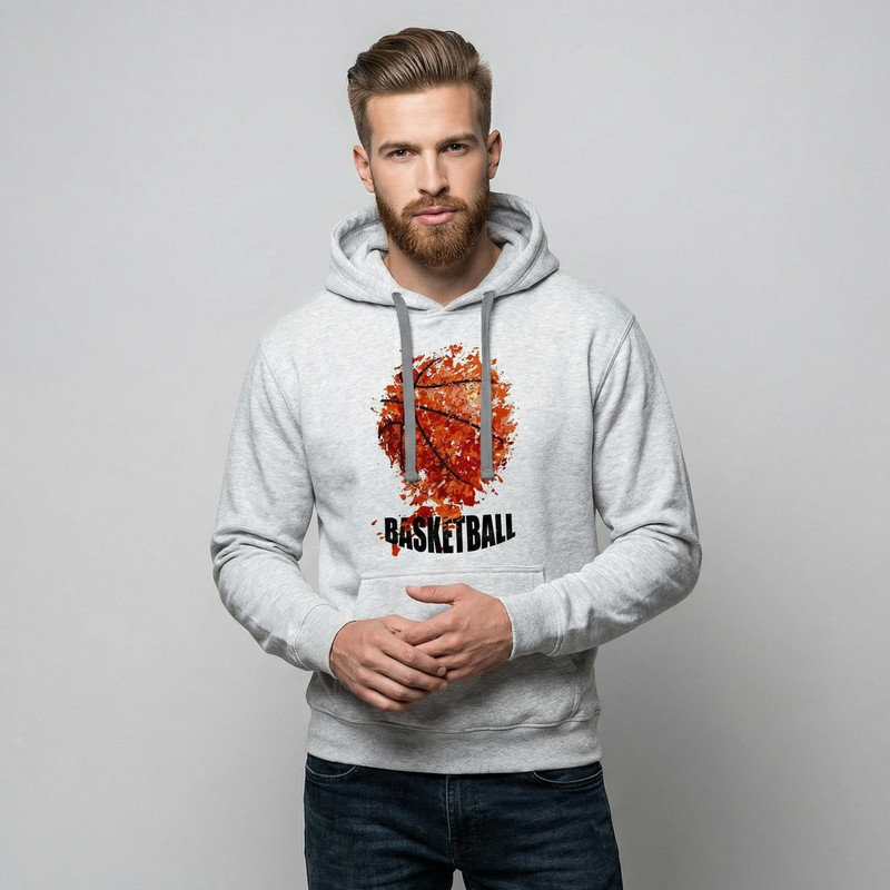 هودی مردانه طرح بسکتبال کد S167