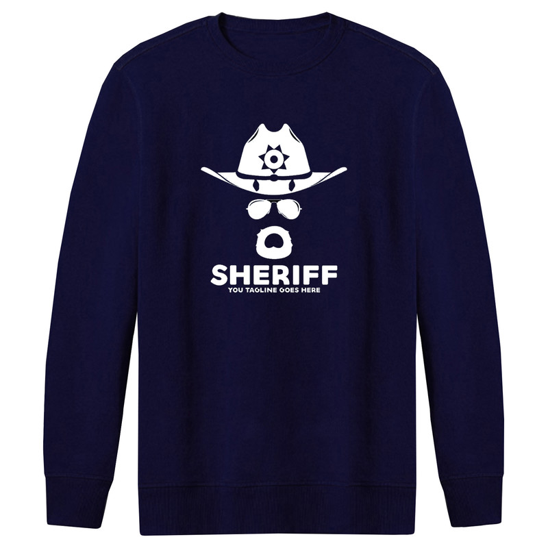 سویشرت مردانه طرح SHERIFF کد F244