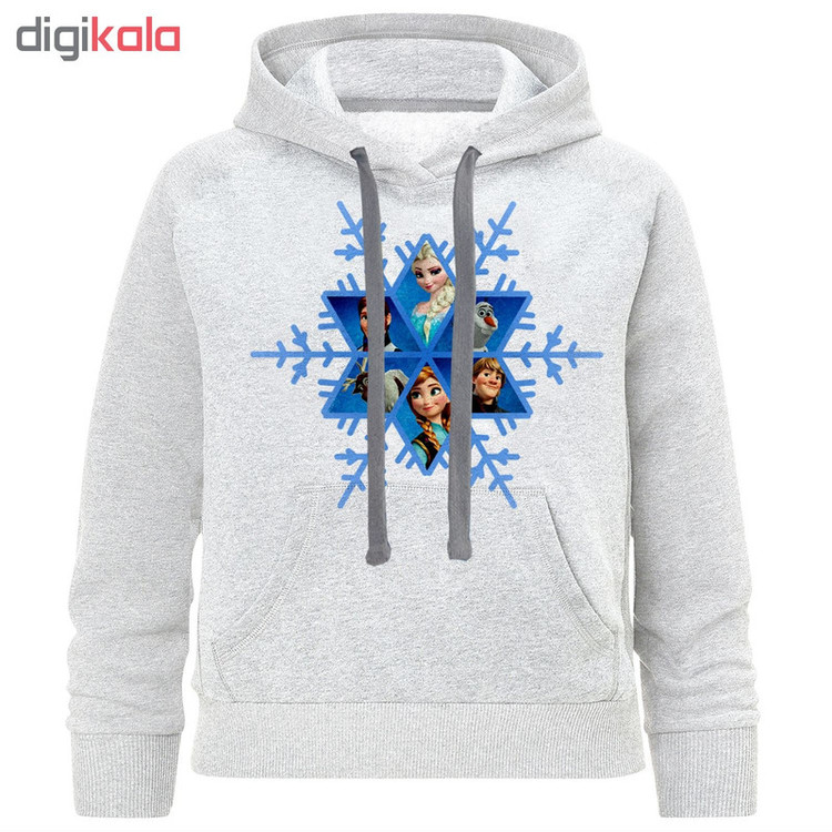 هودی دخترانه طرح ملکه برفی کد B91
