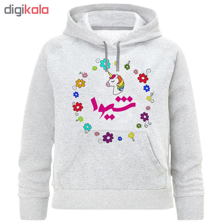 هودی دخترانه طرح شیوا کد F225