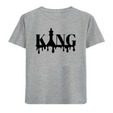 تیشرت آستین کوتاه پسرانه مدل KING N244