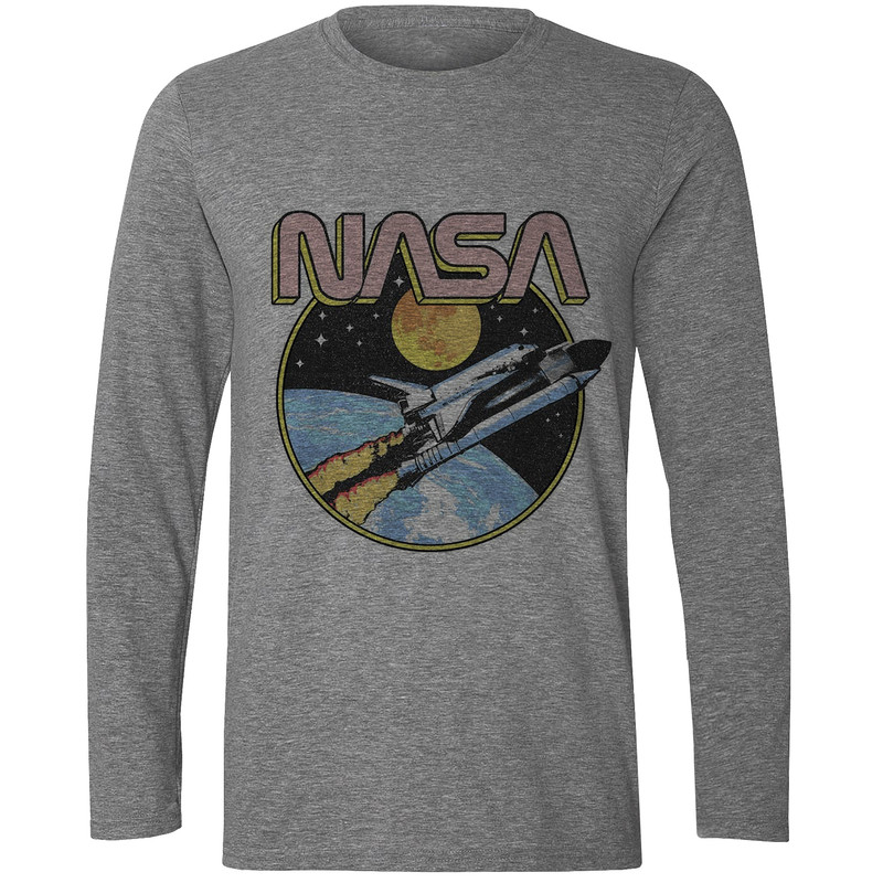 تی شرت آستین بلند مردانه مدل W215 NASA