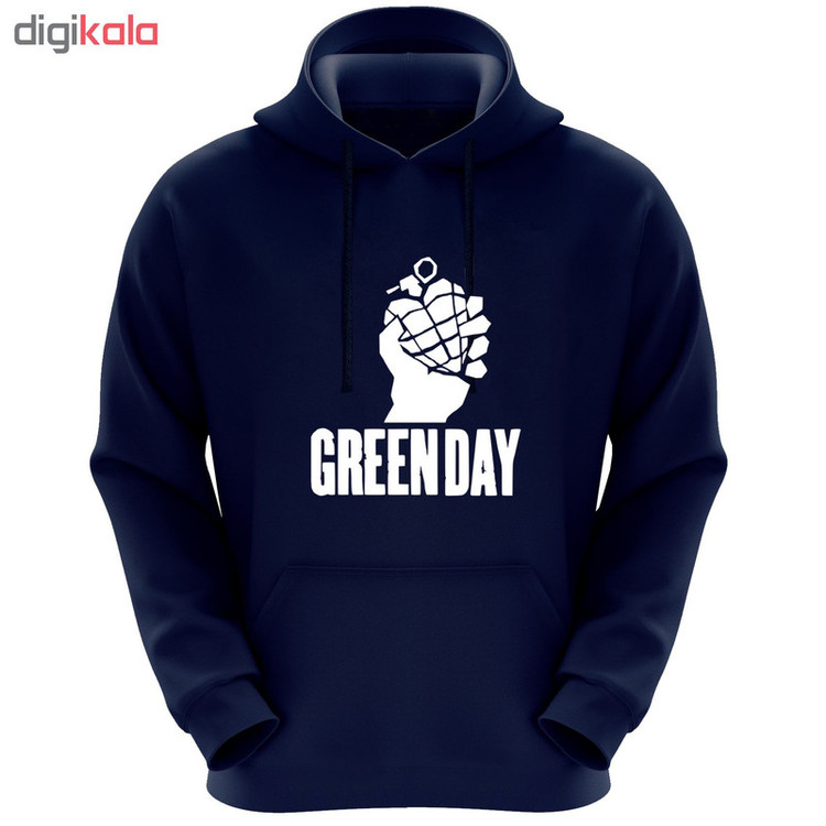 هودی مردانه طرح GREEN DAY کد R67