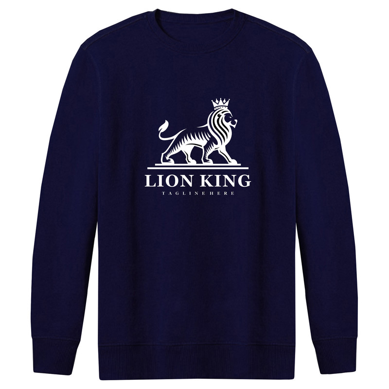 سویشرت مردانه طرح LION KING کد F208