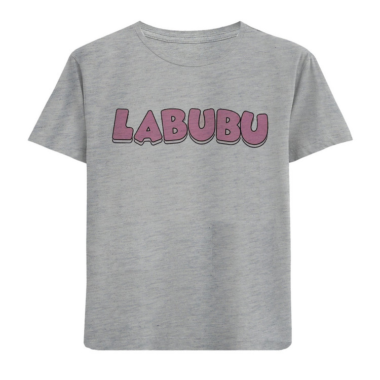 تیشرت آستین کوتاه دخترانه مدل N80 LABUBU