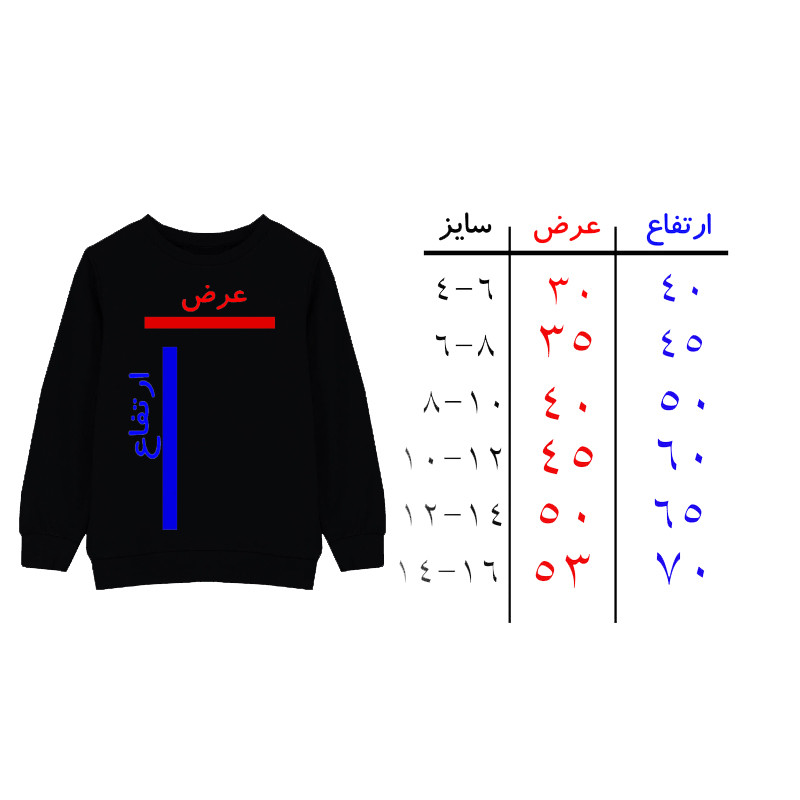 سویشرت پسرانه مدل F16 BAD BOY