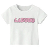 تیشرت آستین کوتاه دخترانه مدل A25 LABUBU