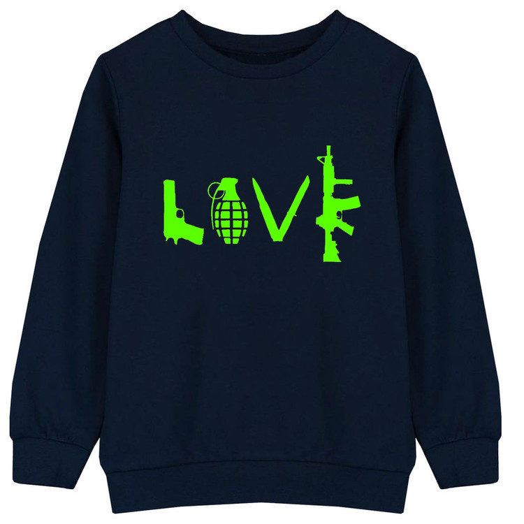 سویشرت پسرانه طرح LOVE کد F11