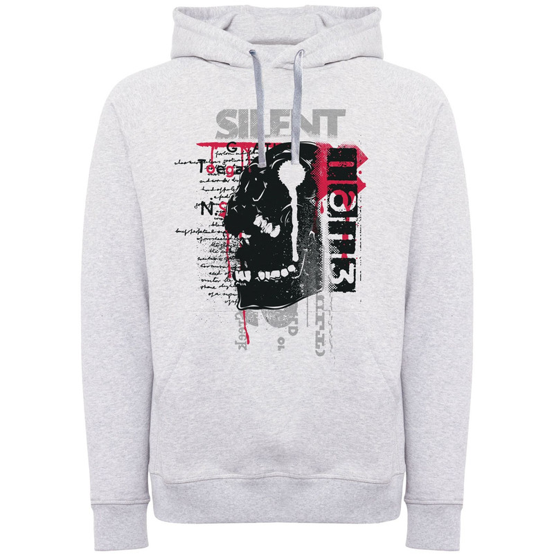 هودی مردانه طرح اسکلت silent کد F218