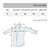 پیراهن آستین بلند مردانه مدل WT81-367ZA