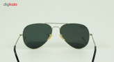 عینک آفتابی خلبانی مدل Aviator Large Metal Silver Grey