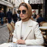 عینک آفتابی چند ضلعی زنانه مدل LS329C01-P01