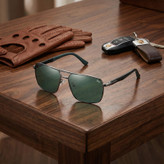 عینک آفتابی خلبانی (Aviator) مردانه آلبرت وگ مدل 6307C98P131 Polarized Avantgarde Visionary