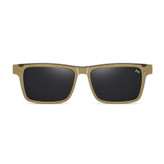 فریم عینک طبی ویفرر (Wayfarer) آلبرت وگ مدل CG-7703-C526-P97 Polarized Double Switch مناسب برای انواع صورت به همراه کاور آفتابی
